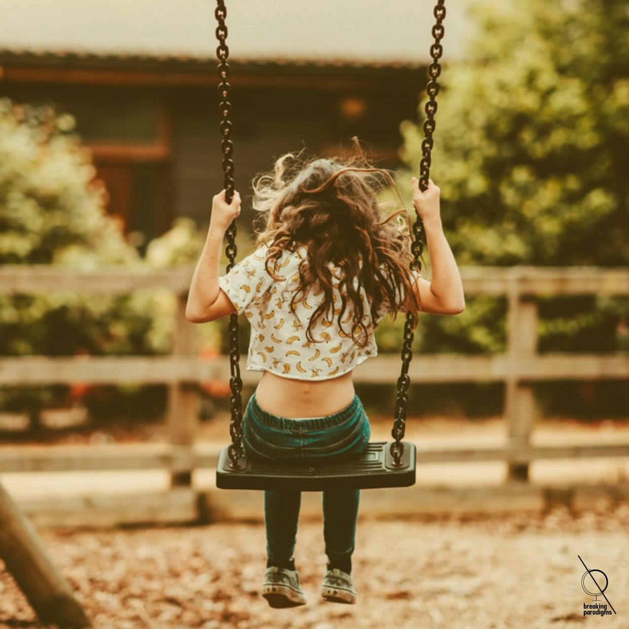 girl on a swing